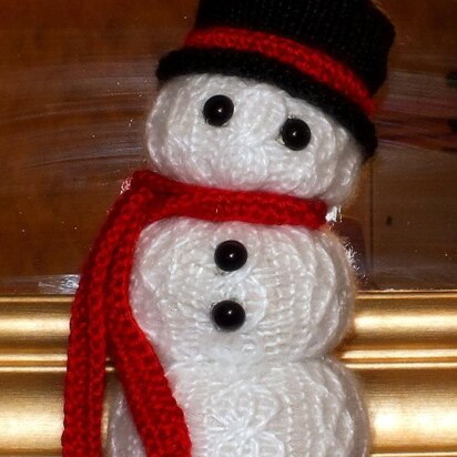 Scented Cabled Snowman