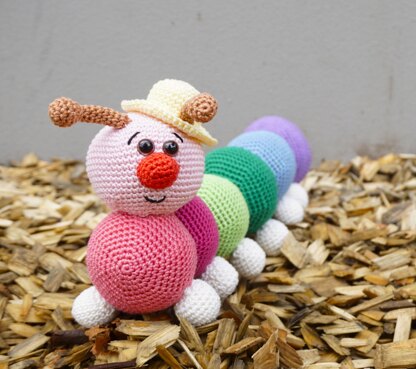 PDF Häkelanleitung Amigurumi Tausendfüßler Emma