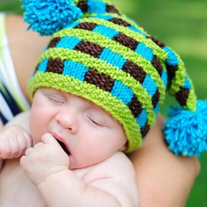 Checkered Square Cap