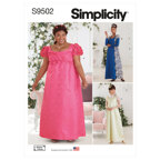 Simplicity Damen- und Mädchen-Kostüme S9502 - Nähmuster, Größe 20W-22W-24W-26W-28W