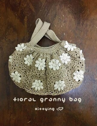 Floral Granny Square Handbag