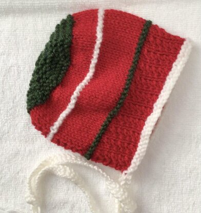 Christmas Twist Baby Bonnet