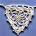 Irish Lace Flower Boho Wedding Bunting