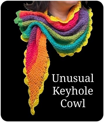 Unusual Keyhole Scarf Cowl