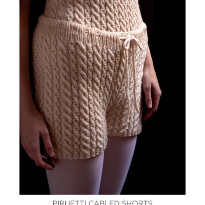 Piruetti Cabled Shorts in Novita - 0070002 - Downloadable PDF