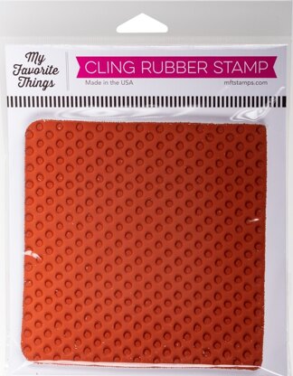 My Favorite Things Background Cling Rubber Stamp 6"X6" - Splotchy Dots