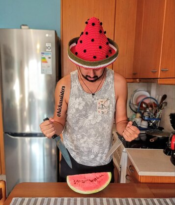 Watermelon sombrero