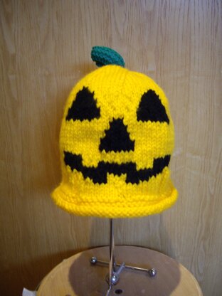 Adult Halloween Pumpkin Hat
