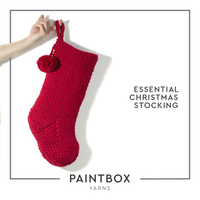 Essential Christmas Stocking - Free Knitting Pattern for Christmas in Paintbox Yarns Simply Super Chunky