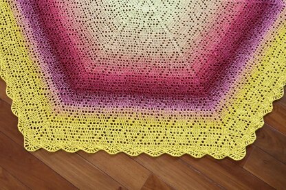 Wildflower Hexagon Blanket