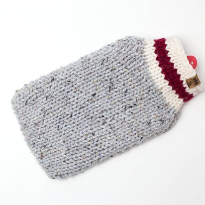 Roots Red Stripe Hot Water Bottle Cover