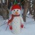 Knit snowman