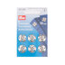 Prym Sew-On Snap Fasteners 15 mm Silver Colour