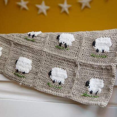 Counting Sheep Baby Blanket