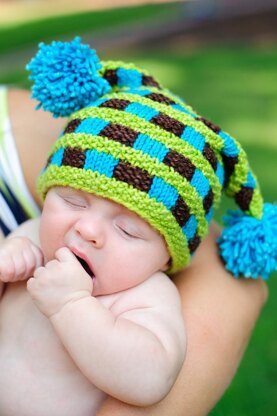 Checkered Square Cap