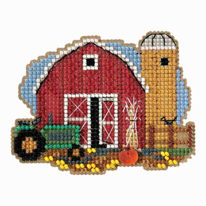 Mill Hill Harvest Barn Ornament Cross Stitch Kit - Multi