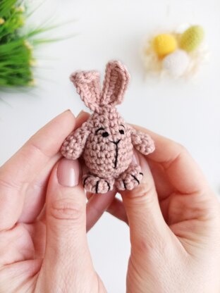 Easter bunny, amigurumi mini rabbit