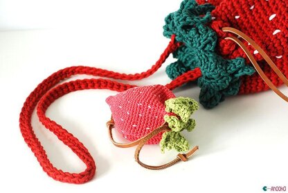 Strawberry bag and purse Crochet pattern by AhookA LoveCrafts