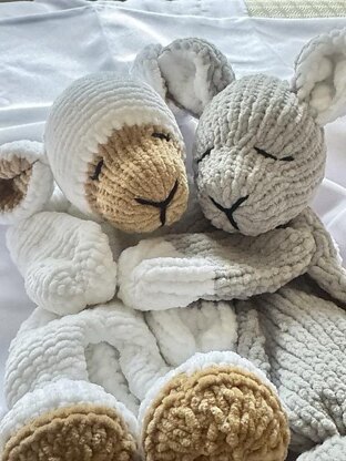 Duck, Lamb, Bunny Comforters