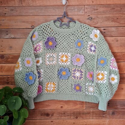 Blooming Lovely 2-in-1 Sweater and Cardi