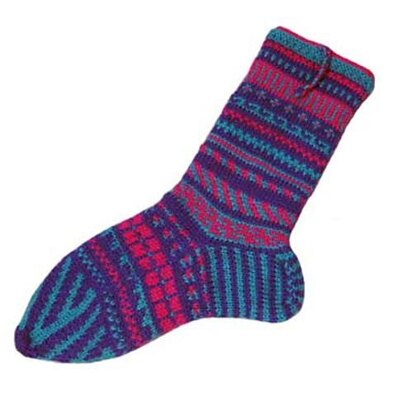One World Turkish-Style Socks - knitting pattern