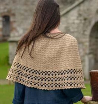 Crochet Poncho in The Fibre Co. Luma - Downloadable PDF