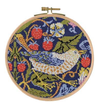 DMC The V&A - Strawberry Thief - William Morris (inc 7" Hoop) - 18cm