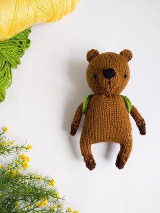 Josh the Bear - Toy Knitting Pattern