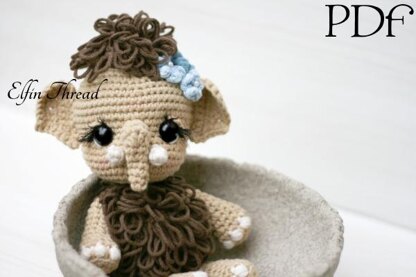 Maura the Chibi Mammoth Amigurumi