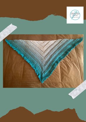 Triangular shawl