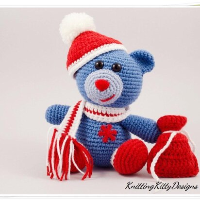 Amigurumi Christmas Teddy Bear
