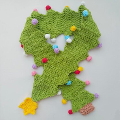 Christmas Tree Scarf Free Pattern, Christmas Crochet Patterns