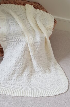 Basket weave blanket