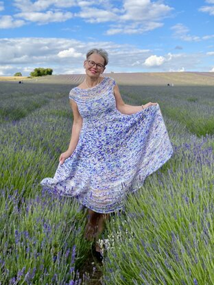 The lavender field dress