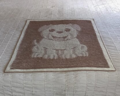 Puppy Illusion Baby Blanket