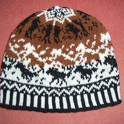 Mustang beanie - knitting pattern