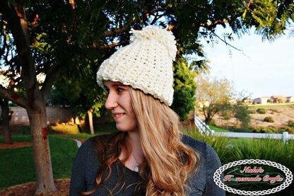 Chunky Knit-Like Hat