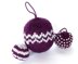 Christmas Glamour Mini Bead & Stripe Baubles Pattern