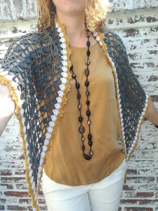 Royal Tulip shawl
