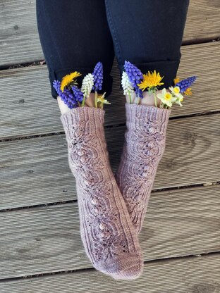 Spring Bloom Socks