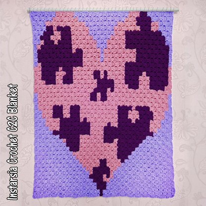 Intarsia - Heart of Pieces - Chart Only