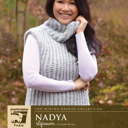 The Winter Breeze Collection - Nadya Slipover in Juniper Moon Farm - 17110 - PDF