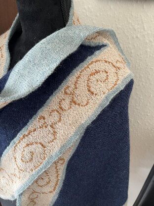 Antique Christmas Shawl