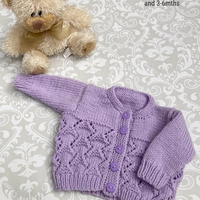 Baby Cardigan Knitting Pattern # 632