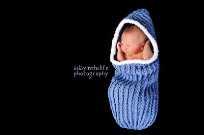 Ribbed Cuddle Cocoon Pattern