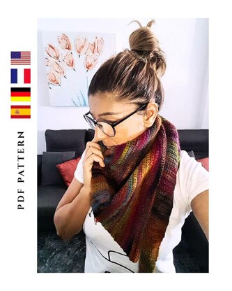 Asymmetrical Wrap Shawl