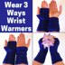 Rainbow Wear 3 Ways Wrist Warmers