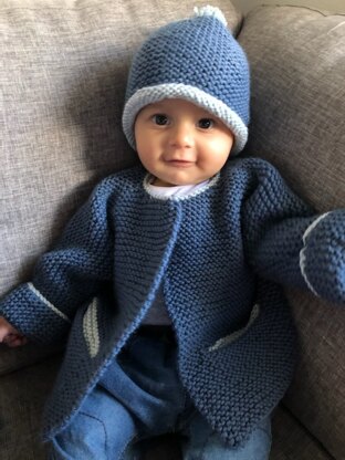 Baby jacket and beanie.