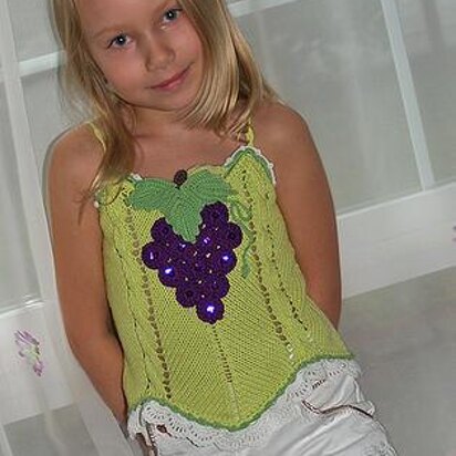 Fruity Fun 2. Grape Tank Top Knit/Crochet