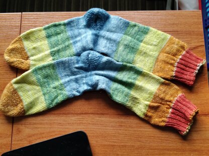 More hand dyed socks